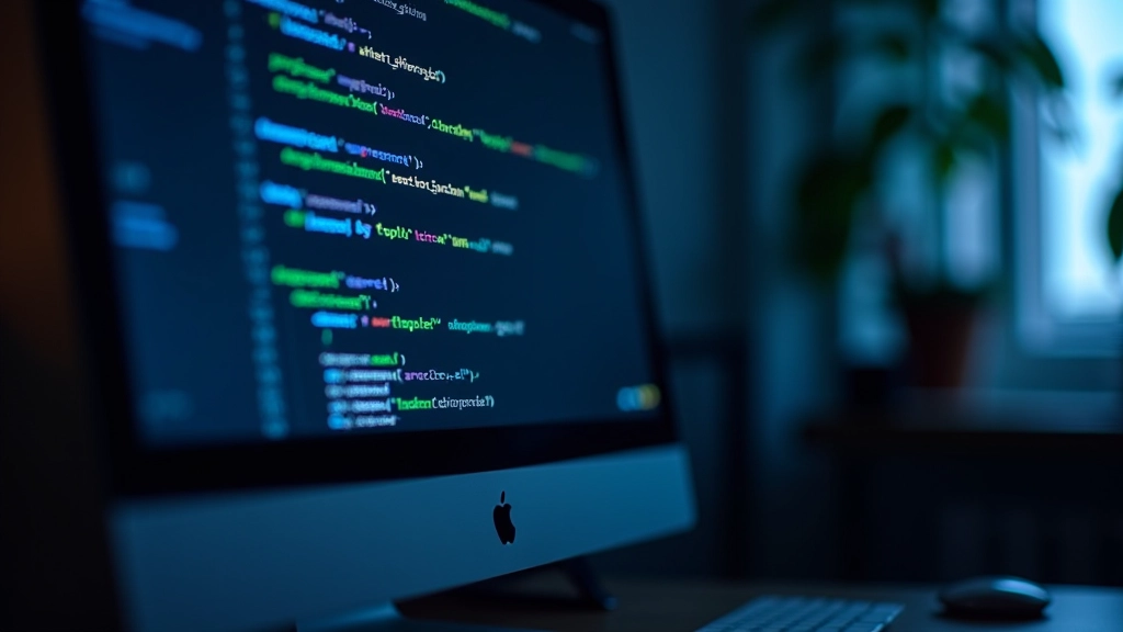 Monitor zobrazující HTML kód a design
