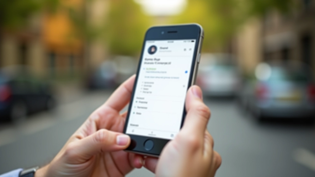 Mobilní telefon s příkladem responzivní navigace, zmenšené drobečky na malé obrazovce