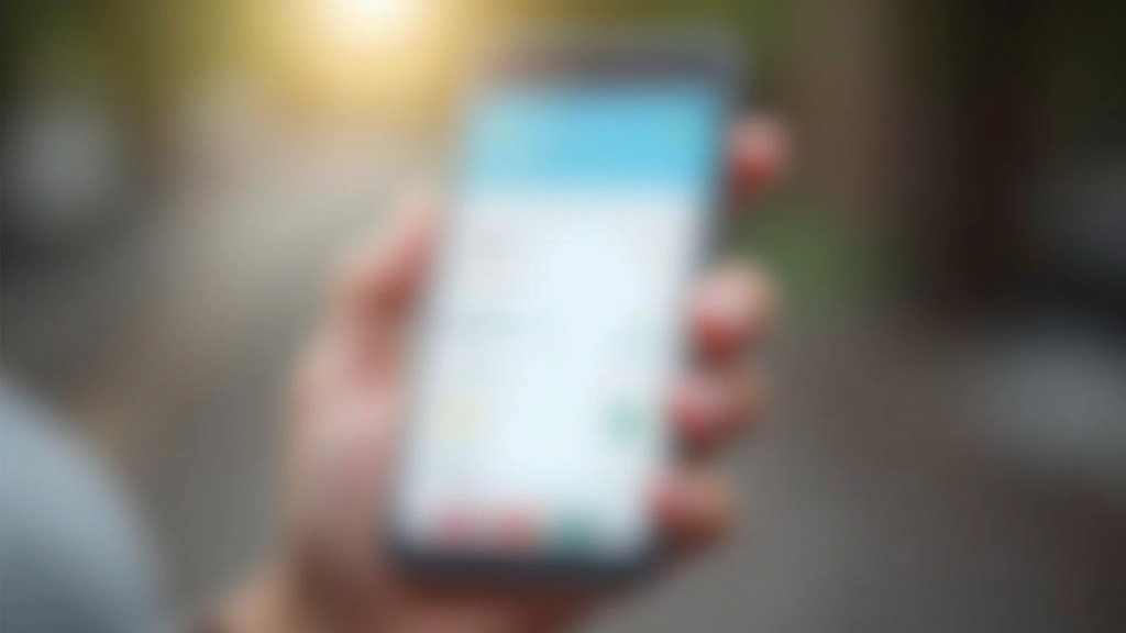 Mobil s vyzkoušeným designem breadcrumbů s ikonami a zkrácenými texty, ukazující vhodné velikosti dotykových ploch